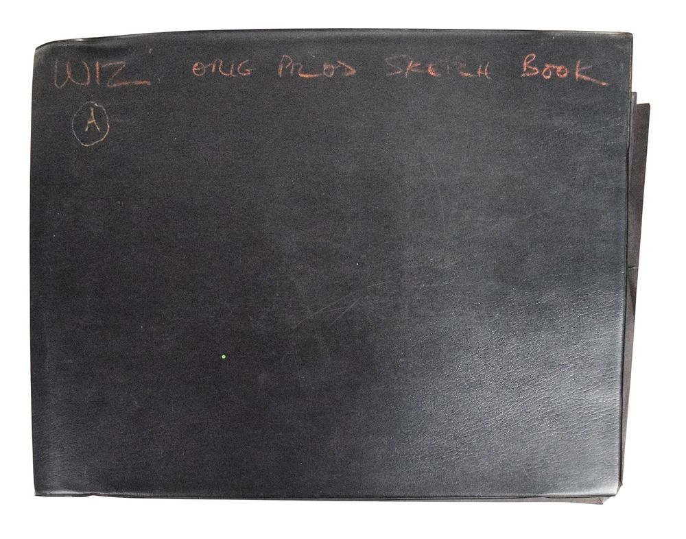 Lot 212: The Wiz Original Production Sketch Book