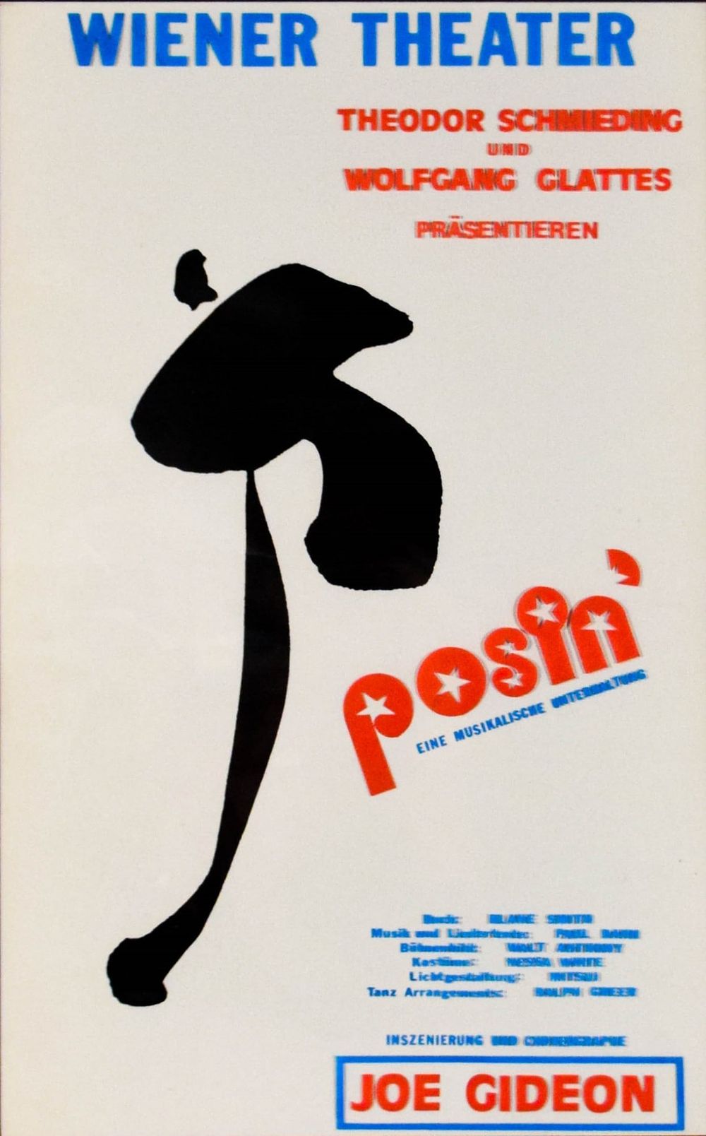 Lot 234: All That Jazz Joe Gideon Posin' Poster Art
