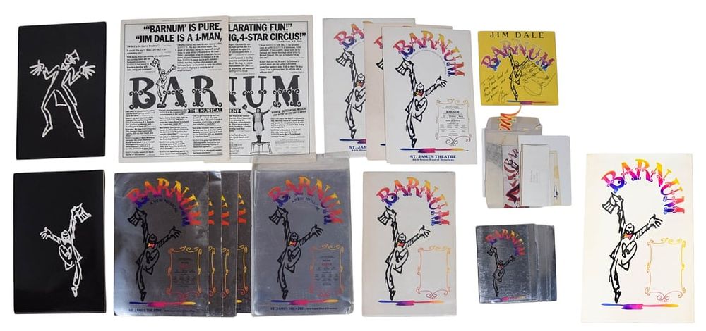 Lot 242: Barnum Signed Record, Original Poster Artwork