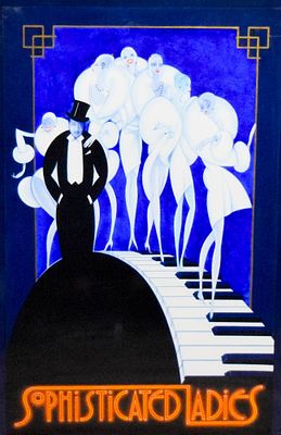 Sophisticated Ladies Original Poster Artwork. Tony Walton (British, 1934-2022). Sophisticated 