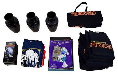 Sophisticated Ladies Memorabilia. Sophisticated Ladies. Group of memorabilia including 3 glass 