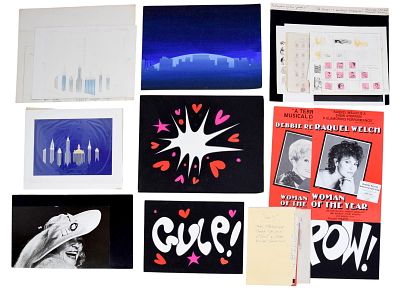 Woman of the Year Set Design Artwork. Tony Walton (British, 1934-2022). Woman of the Year. Group 