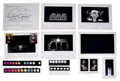 Little Me Set Design Artwork 8 Pieces. Tony Walton (British, 1934-2022). Little Me. 8 pieces 