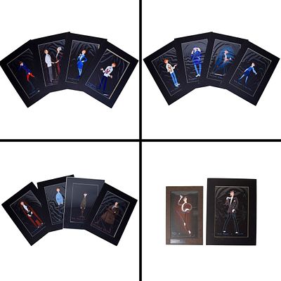 Little Me V. Garber 14 Pieces Costume Design Art. Tony Walton (British, 1934-2022). Little Me. 