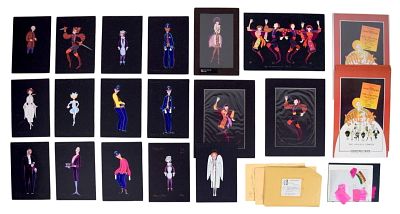 Little Me 17 Pieces Costume Design Artwork. Tony Walton (British, 1934-2022). Little Me. Group 