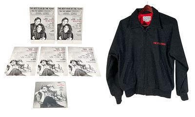 The Real Thing Jacket Memorabilia Jacket, Record. The Real Thing. Group of memorabilia 