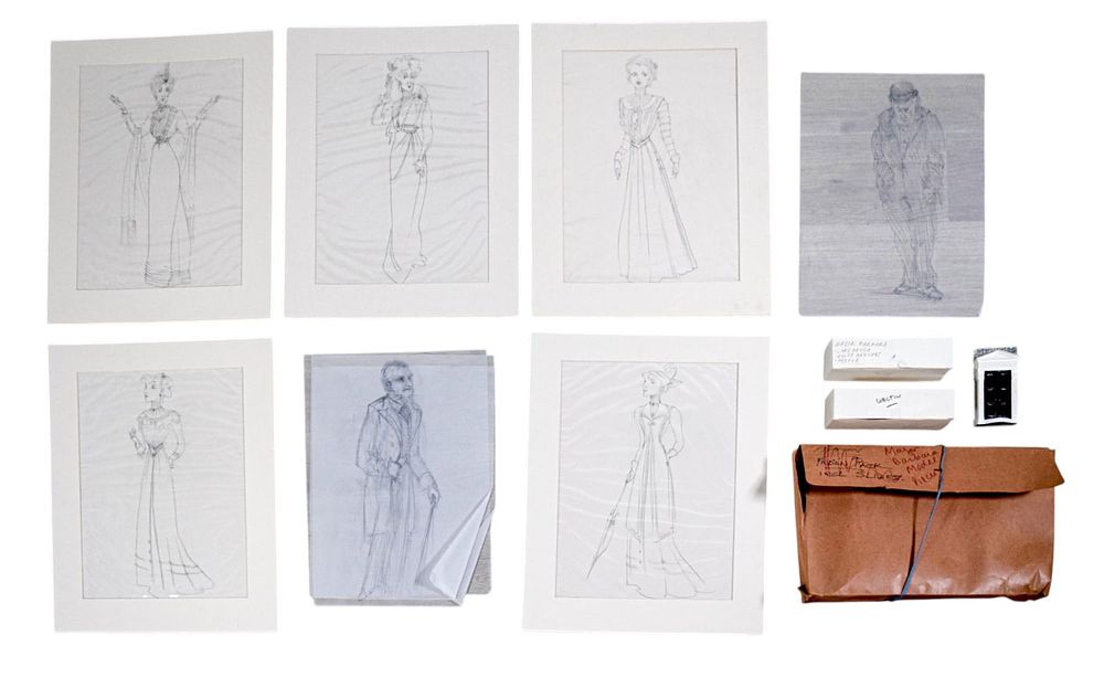 Lot 527: Major Barbara Costume Art & Set Model Pieces