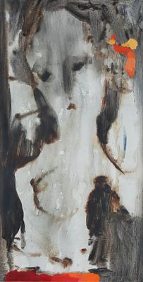 Tony Walton Acrylic Guinevere. Tony Walton (British, 1934-2022). Acrylic painting, Guinevere. 