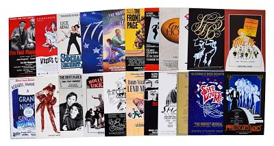 21 Theater Posters & Window Cards. Group of 21 theater posters and window cards. Various 