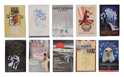 10 Theater & Ballet Posters Broadway, Off-Broadway. Group of 10 vintage 1980s and 90s posters 