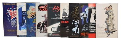 11 Theater Posters, Ballet, Regional. Group of 11 vintage 1980s-2000s posters and window cards 