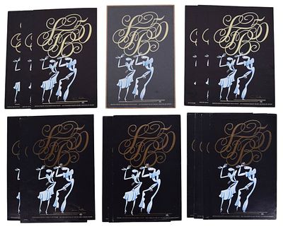 SF Ballet 50th Season 17 Posters. Tony Walton (British, 1934-2022). Michael Smuin's Stravinsky 