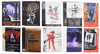 18 Theater Posters, Ballet, Regional. Group of 18 vintage posters and window cards, 1970s-2000s. 