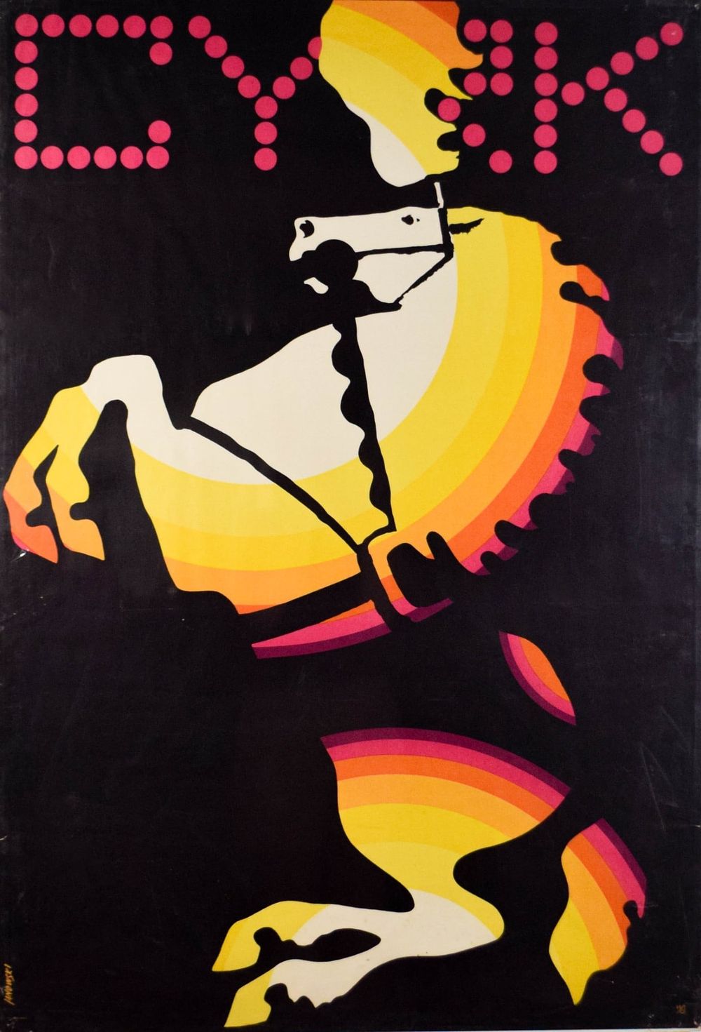 Lot 889: Witold Janowski Cyrk Polish Circus Poster