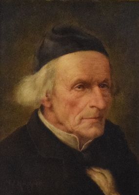 Willi Kupper Oil on Wood Panel Portrait. Willi Kupper (German, 1893-1972). Oil on wood panel 