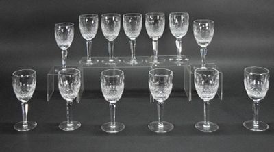 13 Waterford Colleen Claret Wines. Set of 13 pieces Waterford crystal stemware. Claret wines in 