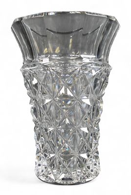 Baccarat Celimene Crystal Vase. Large Baccarat French crystal vase in the Celimene pattern. 