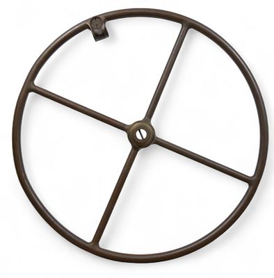 Brass Ship's Wheel. Brass ship's wheel. Marked Red Brass Grade A P. Revere along one side. 30 