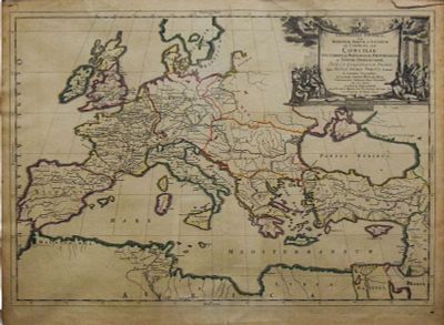 Guillaume Sanson Map of Europe 1667. Guillaume Sanson (French, 1633-1703). Map of Europe 