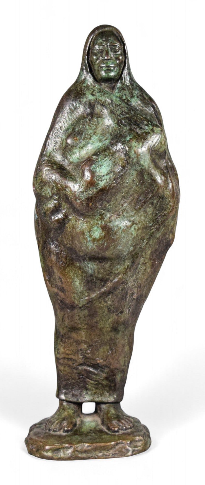 Lot 152: After Francisco Zuniga Bronze Standing Woman