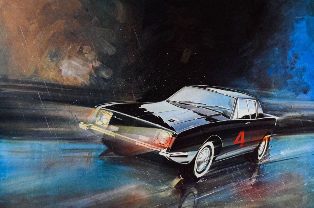 Lot 189: Raymond Loewy Print Studebaker Avanti