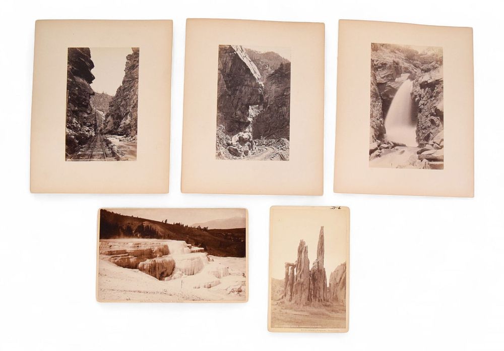 Lot 198: 5 William Henry Jackson & F. Jay Haynes Photos