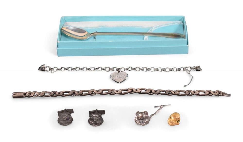 Lot 229: Lot of Sterling & 10k Gold Jewelry