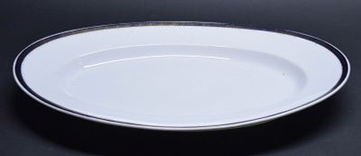 Kuznetsov Russian Porcelain Platter. Kuznetsov Russian porcelain platter. Cobalt and gilt 