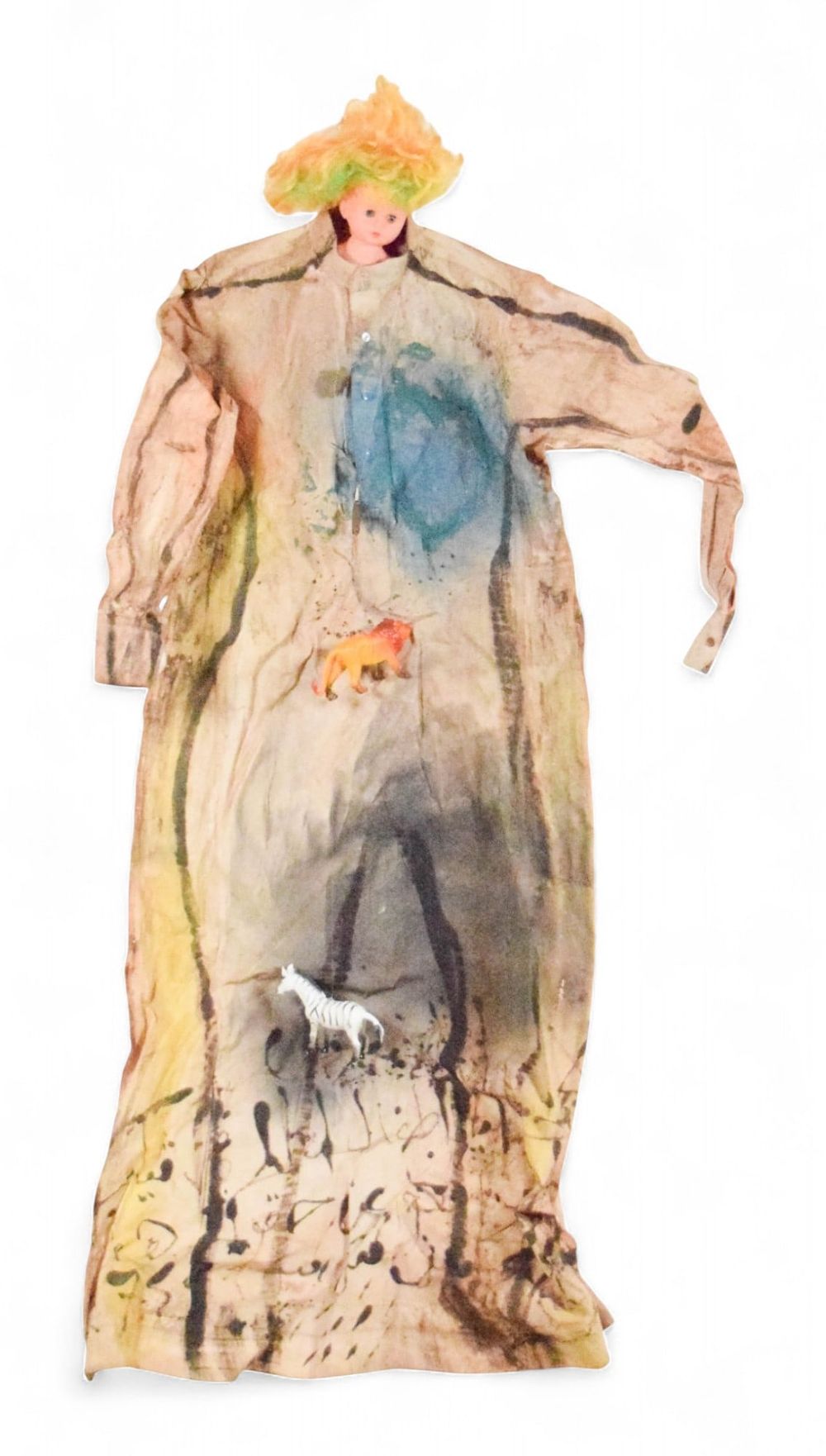 Lot 161: Faisal Samra Mixed Media Doll Poupee Adulte No. 02
