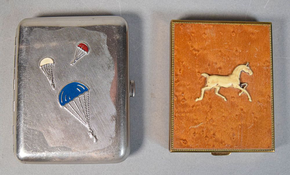 Lot 204: 2 Russian Cigarette Cases