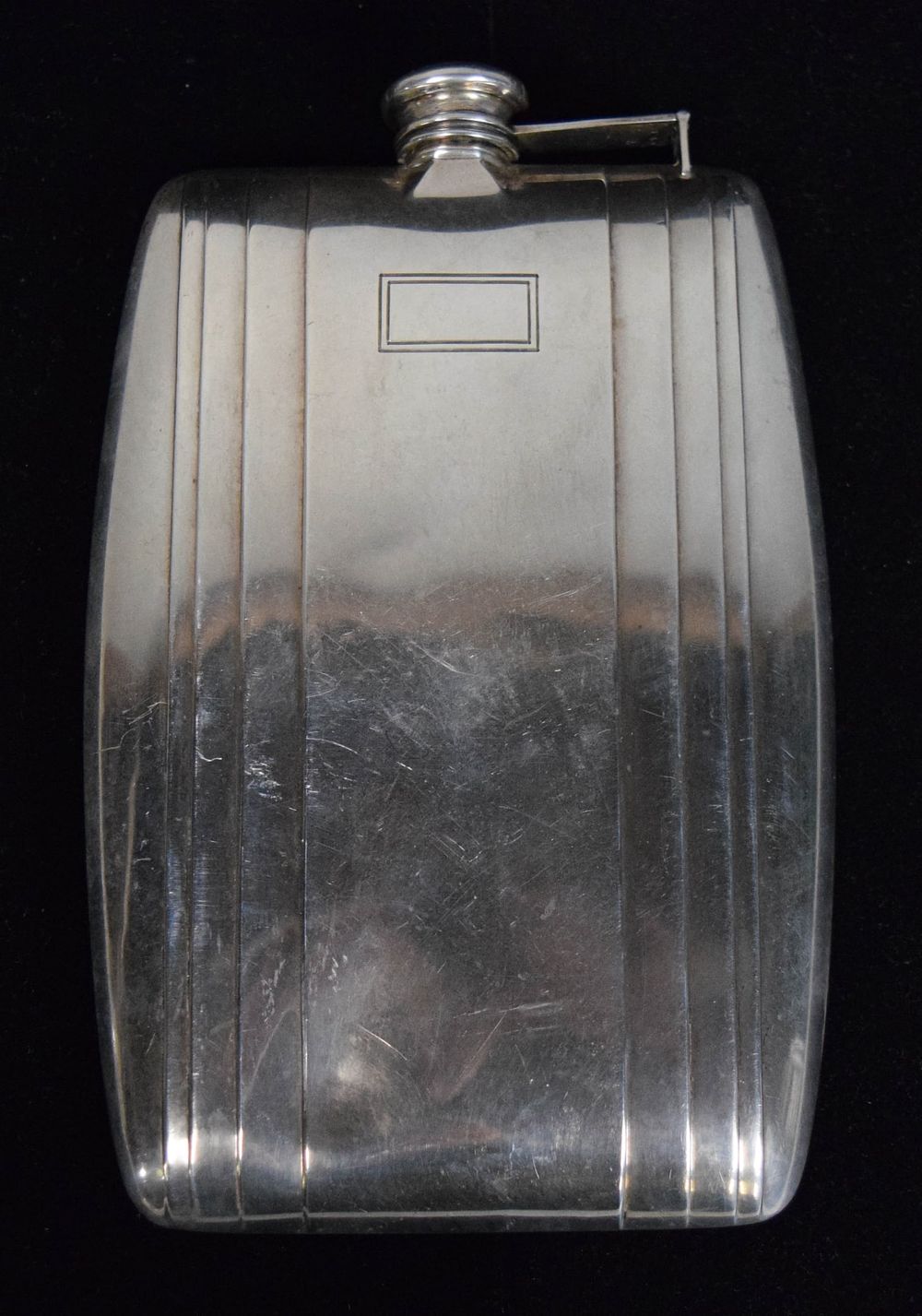 Lot 208: International Sterling Flask