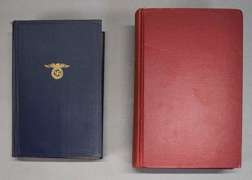 Lot 224: 2 Copies Mein Kampf English & German 1938-1939