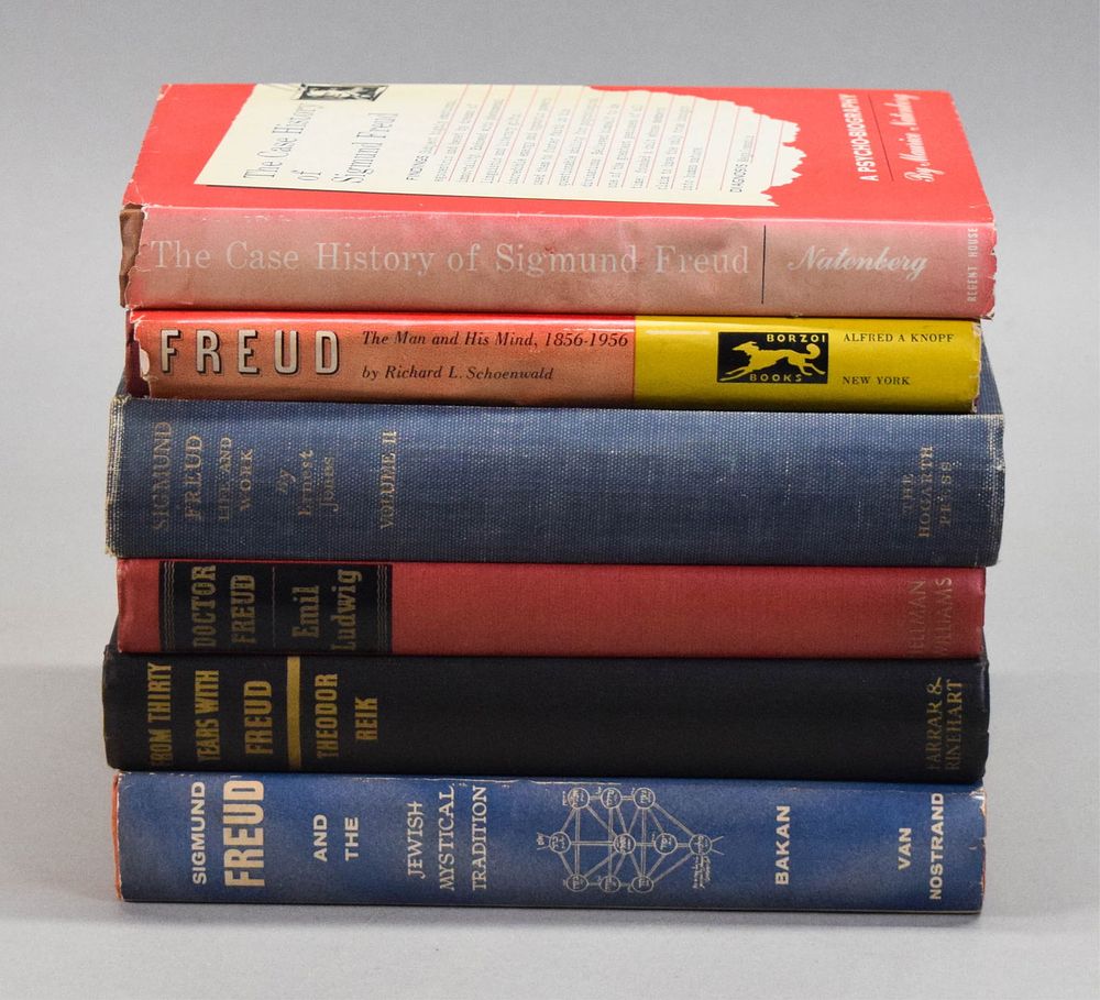 Lot 232: 6 Books on Sigmund Freud