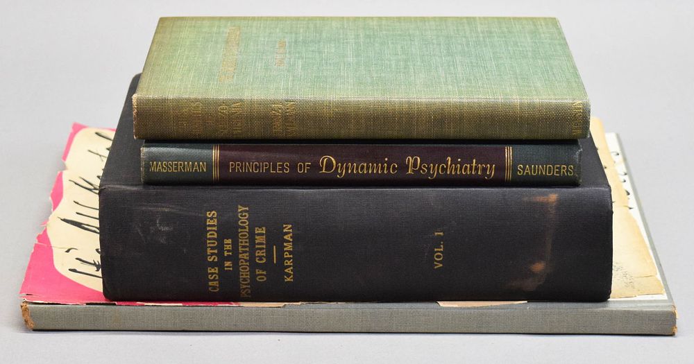 Lot 236: 4 Psychology Books Masserman, Kallmann