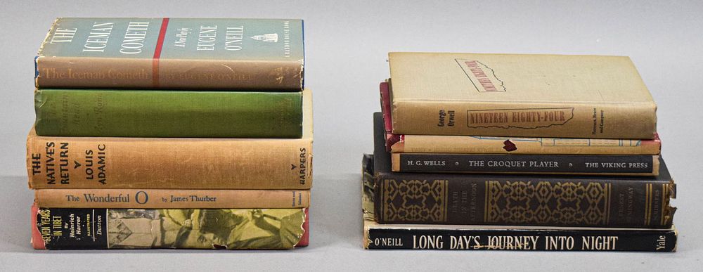Lot 239: 10 Books First & Early Editions Hemingway, Orwell
