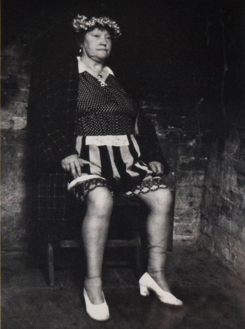 Lot 251: Grace Robertson Silver Gelatin Print Seated Woman