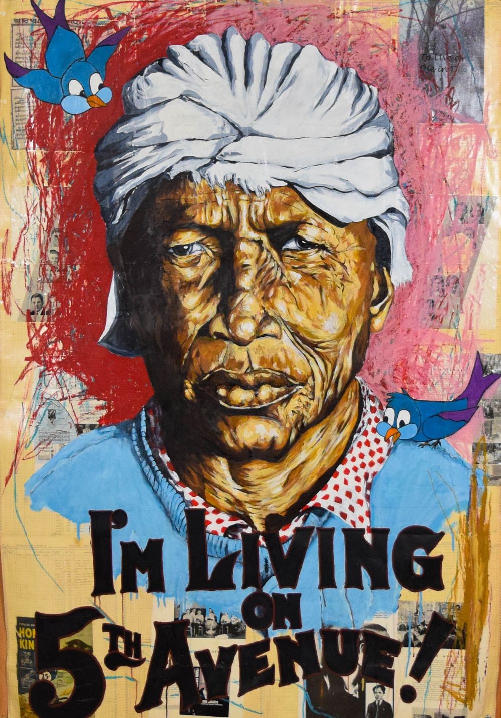 Lot 257: Travis Somerville Mixed Media Everybody Needs