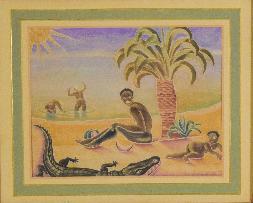 Lot 263: Mary Viola Paterson Gouache