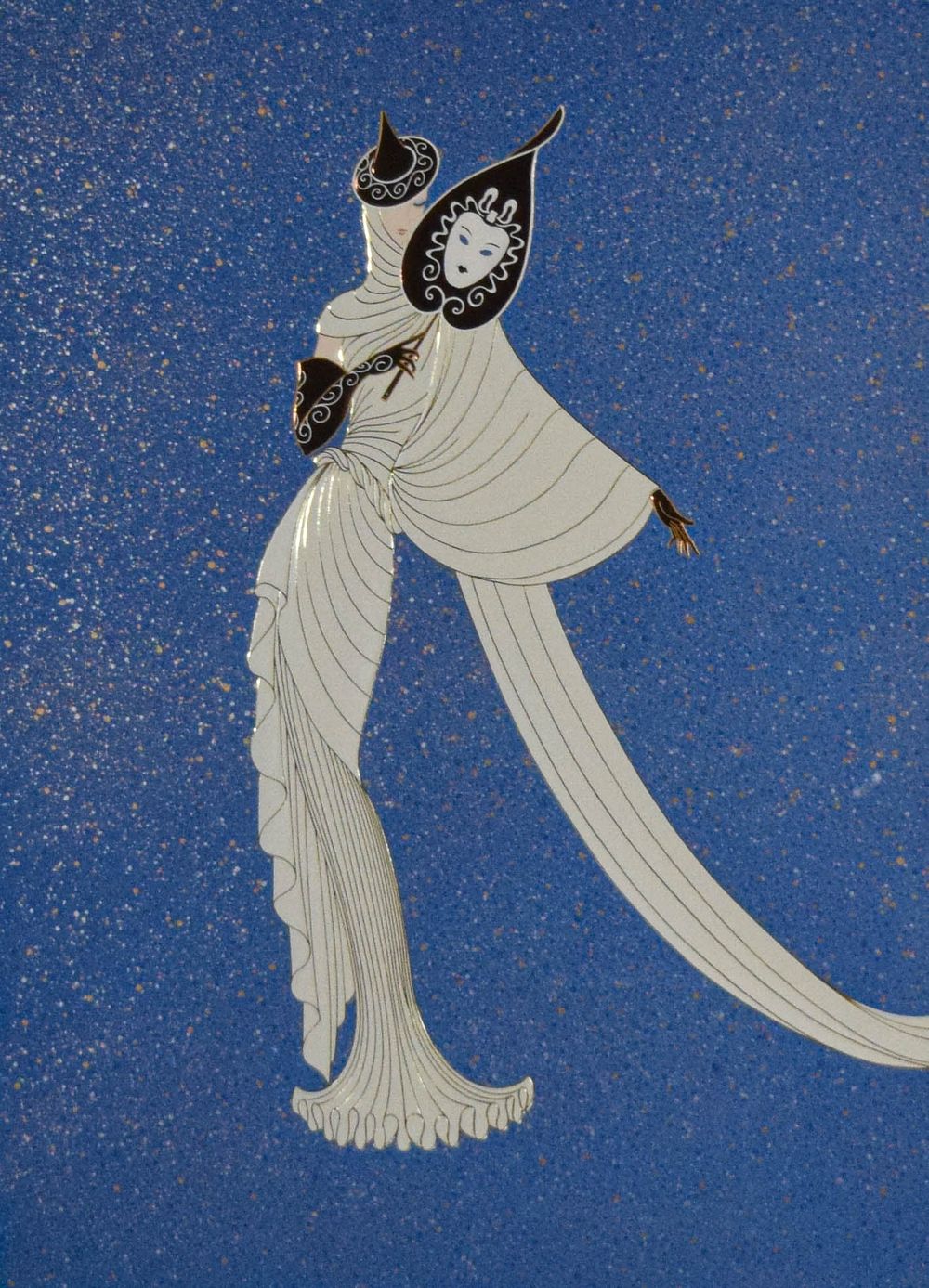 Lot 266: Erte Serigraph Tanagra Blue