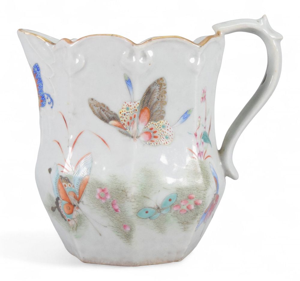 Lot 285: Hand Painted Porcelain Pitcher