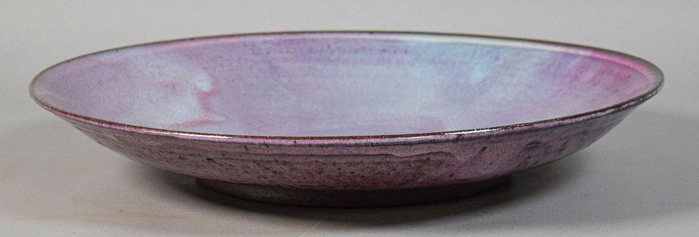 Lot 303: Flambe Glaze Pottery Charger