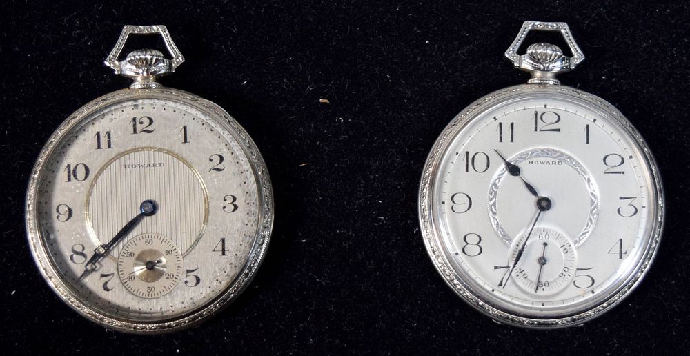 Lot 335: 2 Howard 14k Gold Pocket Watches