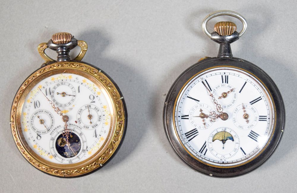 Lot 363: 2 Calendar Pocket Watches
