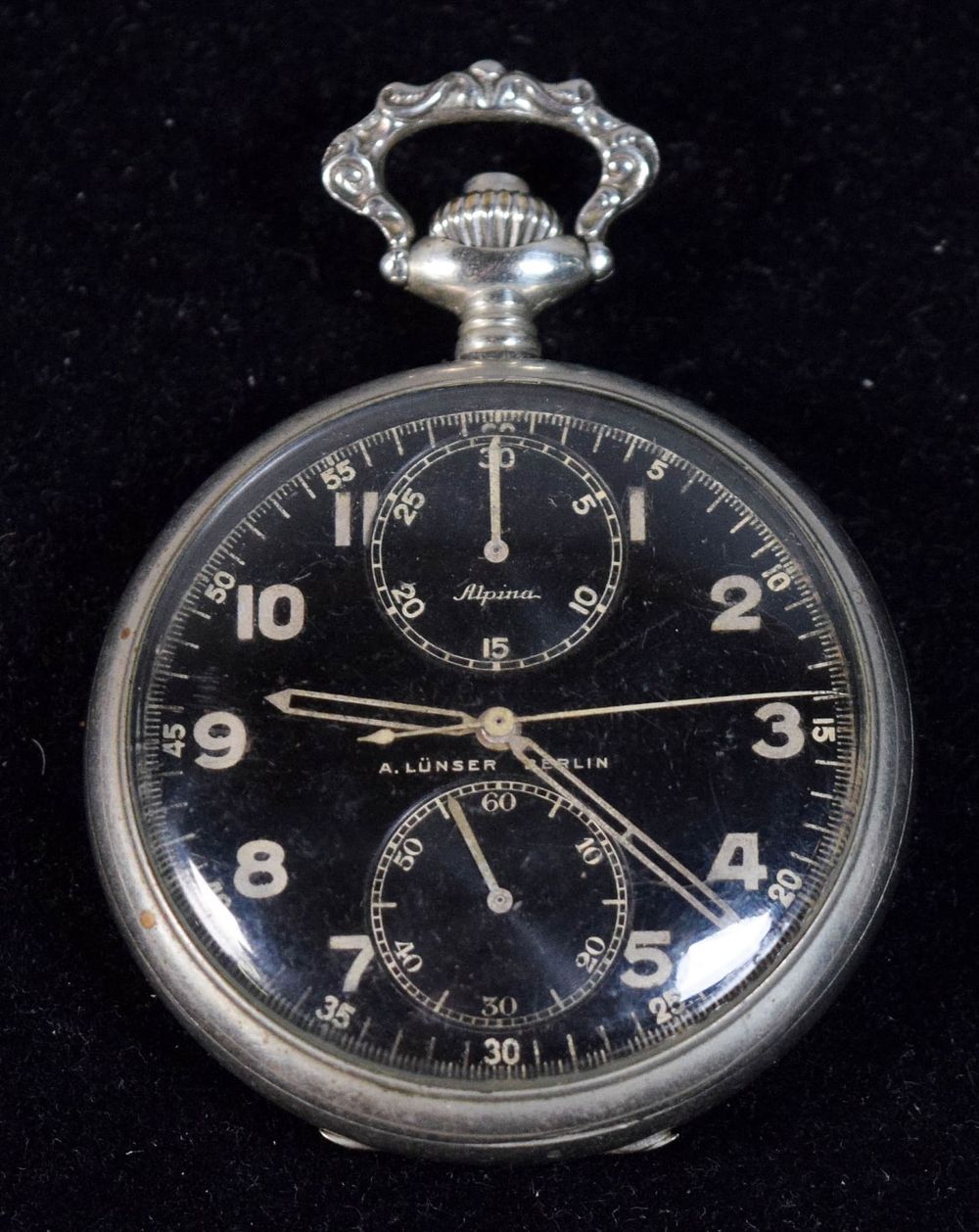 Lot 364: Lunser Alpina German Military Pocket Watch