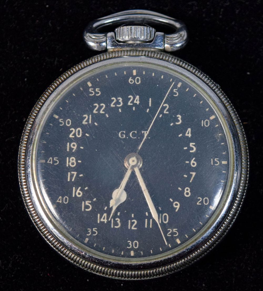 Lot 365: Hamilton GCT Military Pocket Watch