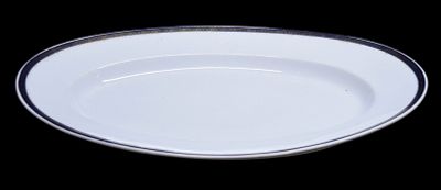 Kuznetsov Russian Porcelain Platter. Kuznetsov Russian porcelain platter. Cobalt and gilt 