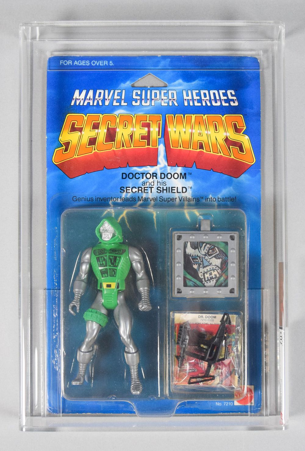 Lot 219: Mattel 1984 Marvel Super Heroes Secret Wars Doctor Doom Action Figure AFA 70+