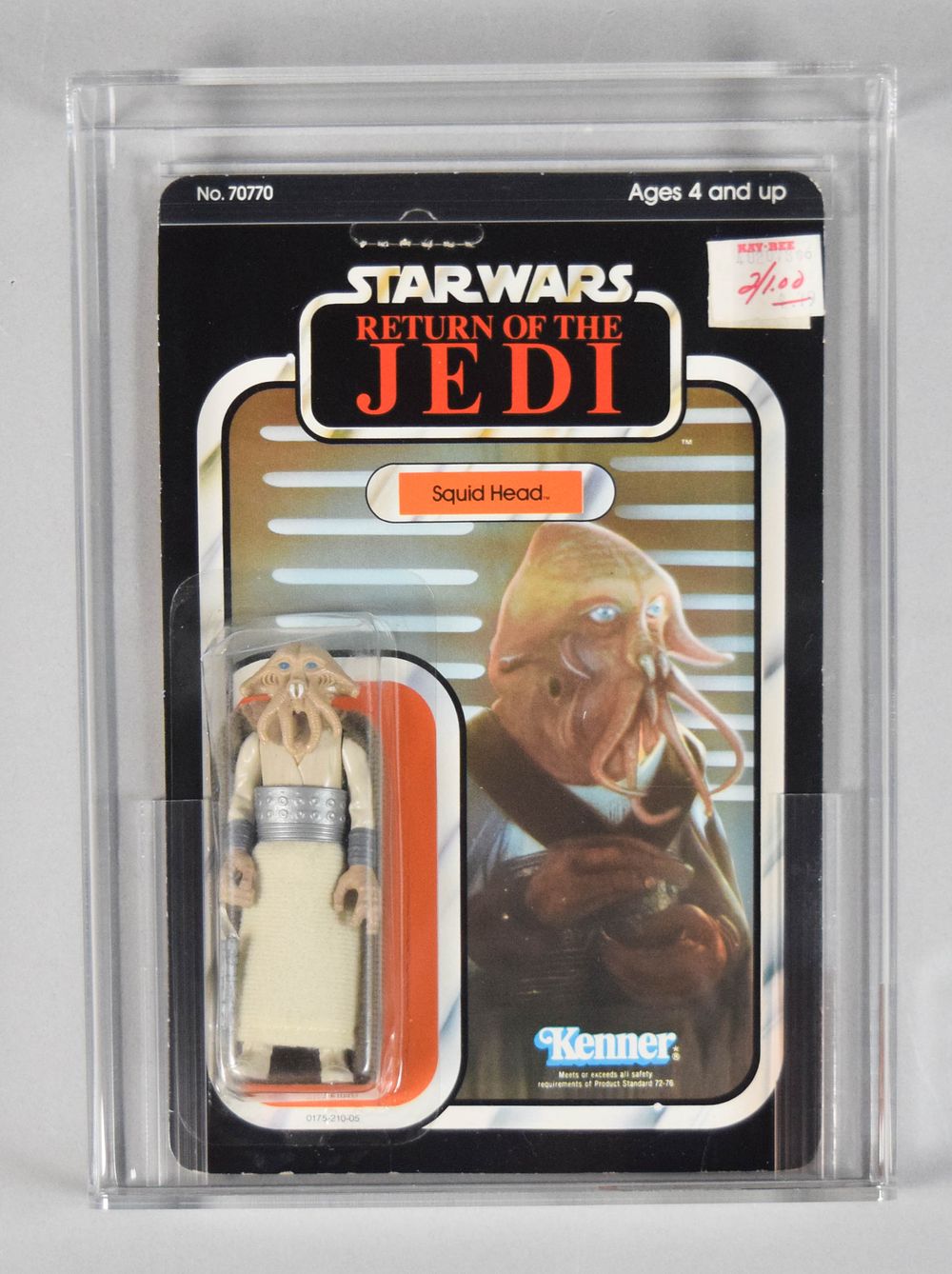 Lot 246: Kenner 1984 Star Wars ROTJ Squid Head Action Figure AFA 60