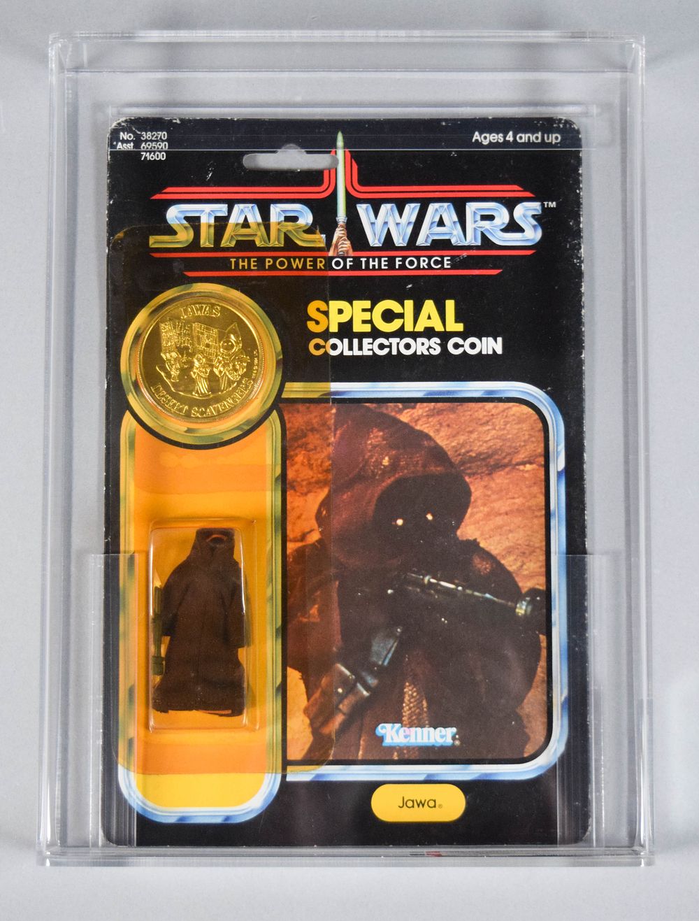 Lot 245: Kenner 1985 Star Wars POTF Jawa Action Figure AFA 75