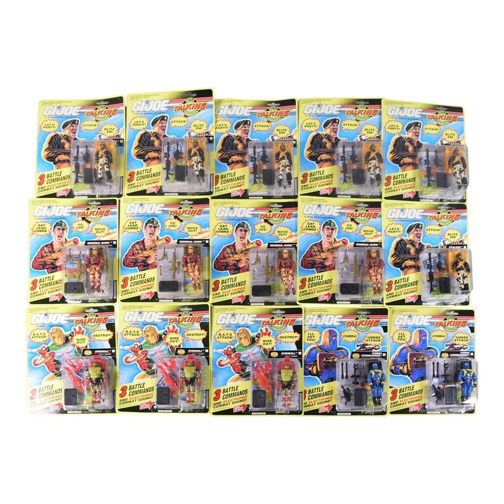 Lot 150: 15 - Hasbro G.I. Joe A Real American Hero Talking Battle Commanders Sealed Action Figure Assortment,